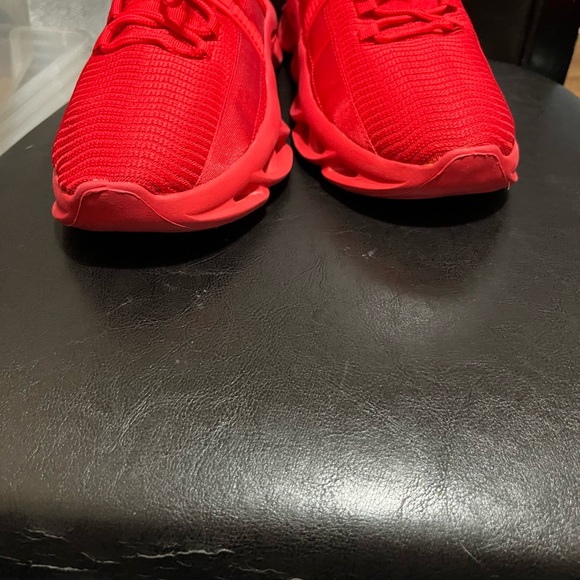 Red Women's Sneakers - Picture 3 of 6